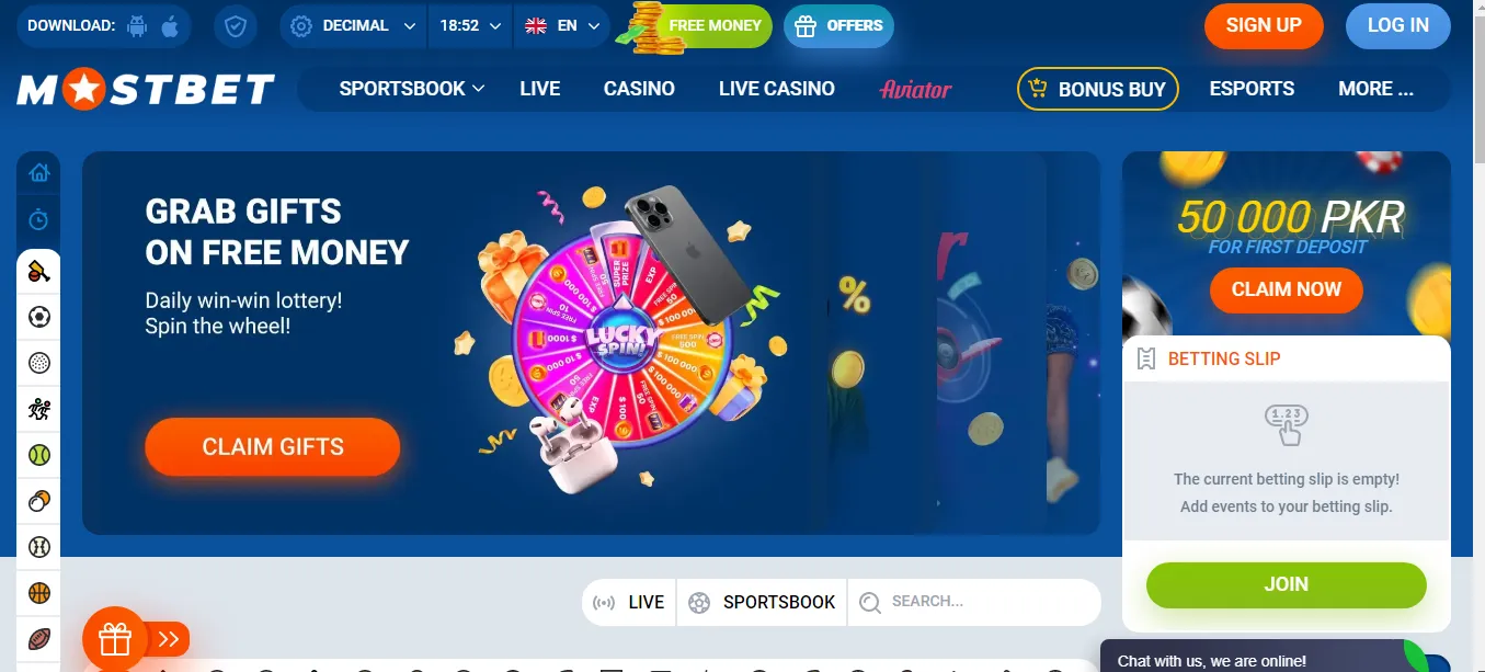 mostbet casino Pakistan
