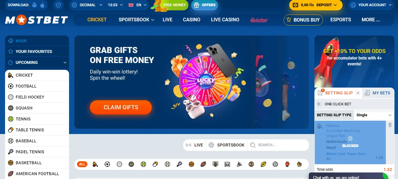 mostbet casino Pakistan